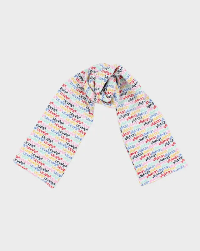 Y2k 00s Levi's Monogram Scarf sold by Rokit
