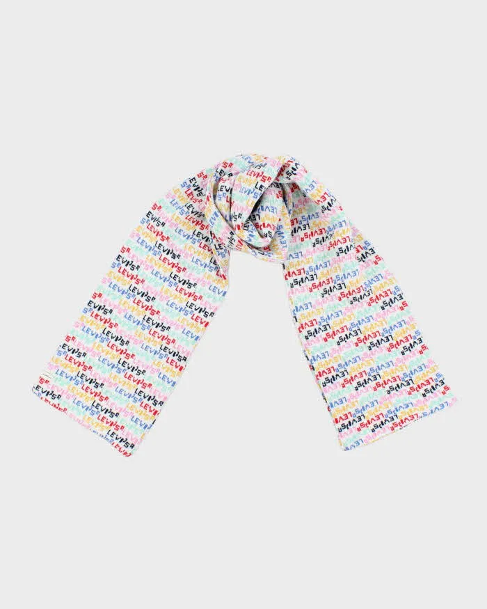 Y2k 00s Levi's Monogram Scarf sold by Rokit