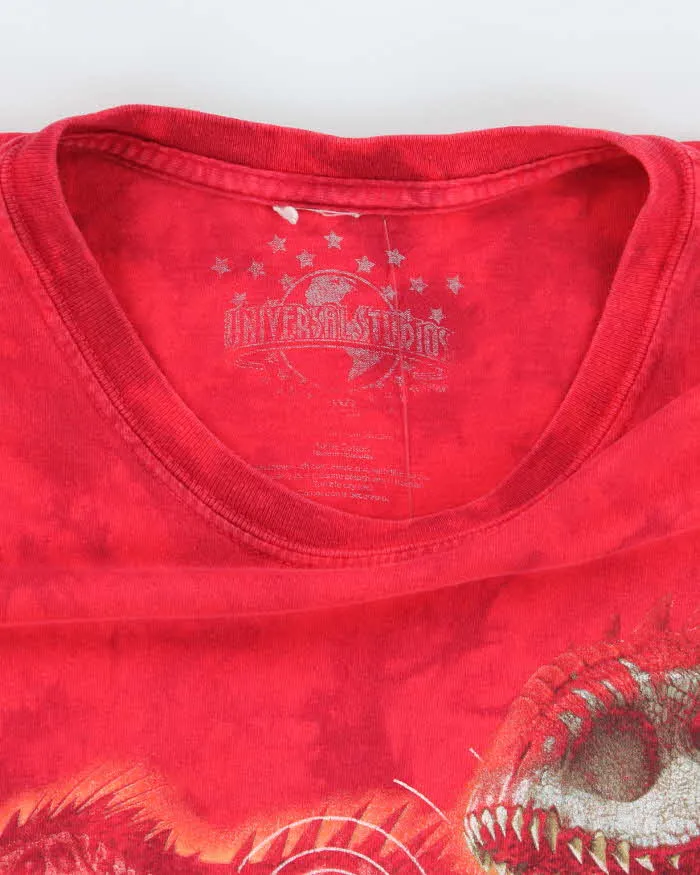 Vintage 2000's Universal Studio Jurassic Park Tie-Dye T-Shirt - XXL sold by Rokit product image thumbnail 5