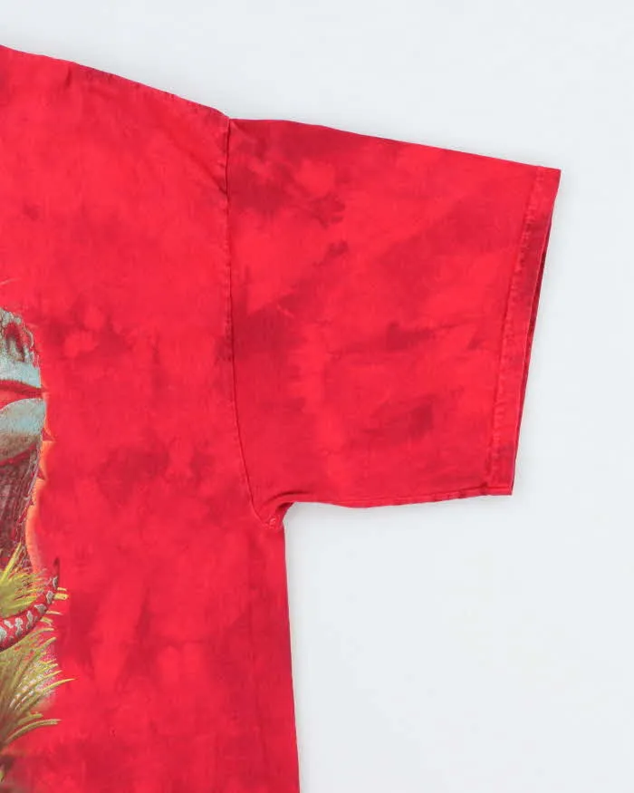 Vintage 2000's Universal Studio Jurassic Park Tie-Dye T-Shirt - XXL sold by Rokit product image thumbnail 4
