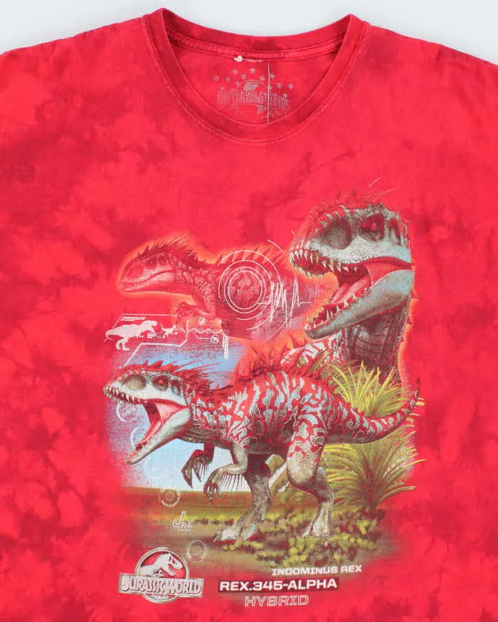 Vintage 2000's Universal Studio Jurassic Park Tie-Dye T-Shirt - XXL sold by Rokit product image thumbnail 3