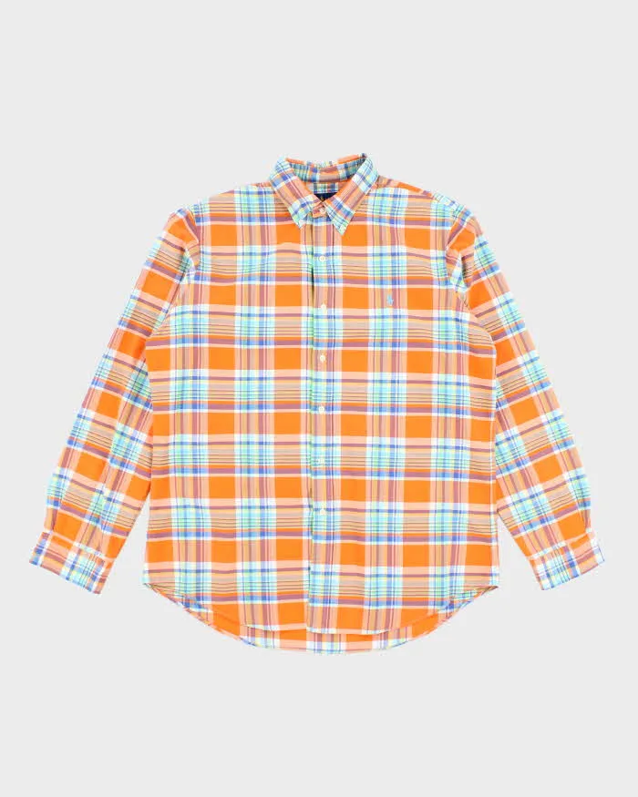 Vintage Ralph Lauren Checked Long Sleeve Shirt - L sold by Rokit