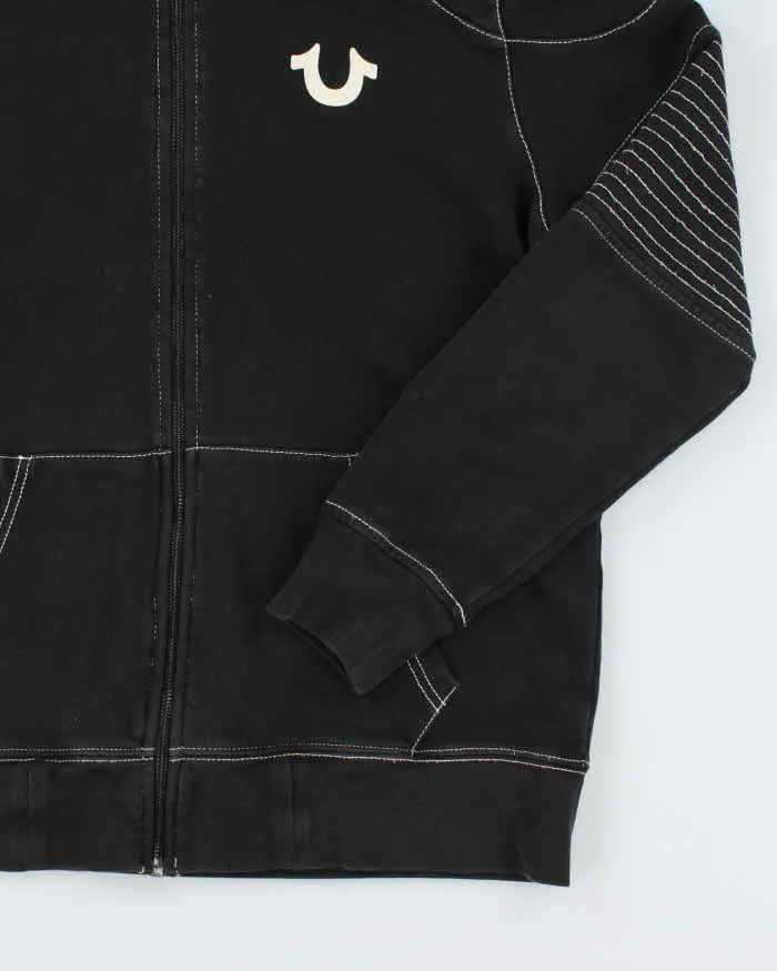 Vintage Y2K True Religion Contrast Stitch Zip Up Hoodie - M sold by Rokit product image thumbnail 4
