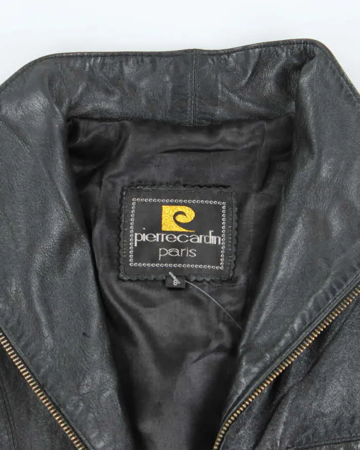 Vintage Y2k 00s Pierre Cardin Leather Jacket - S sold by Rokit product image thumbnail 4