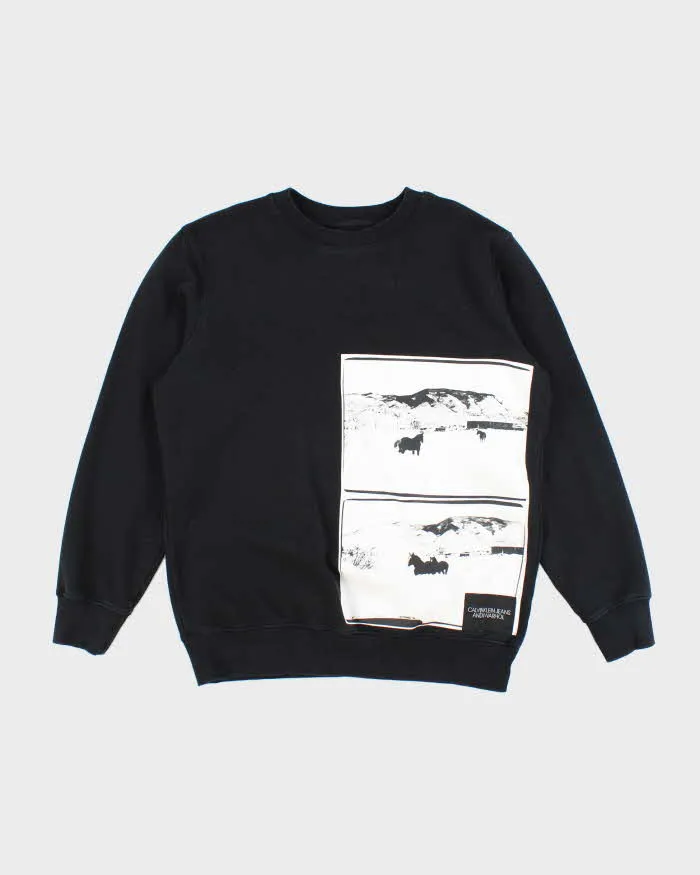 Calvin Klein x Andy Warhol Graphic Print Sweatshirt - L sold by Rokit
