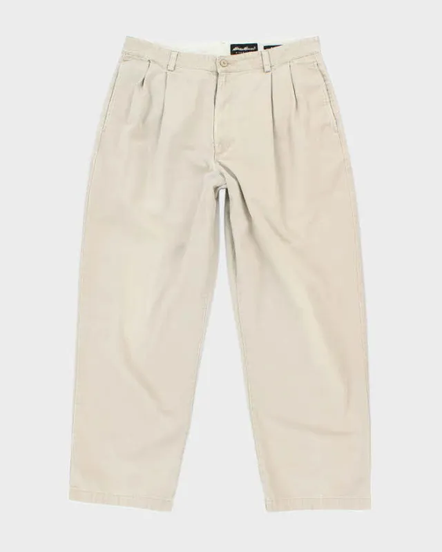 Vintage 2000's Eddie Bauer Relaxed Fit Chino Trousers - W34 L27 sold by Rokit