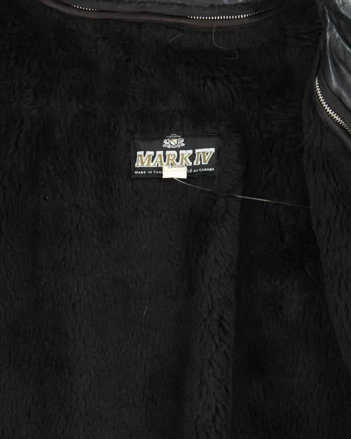 Vintage 70s Mark Iv Lined Leather Jacket - M sold by Rokit product image thumbnail 5