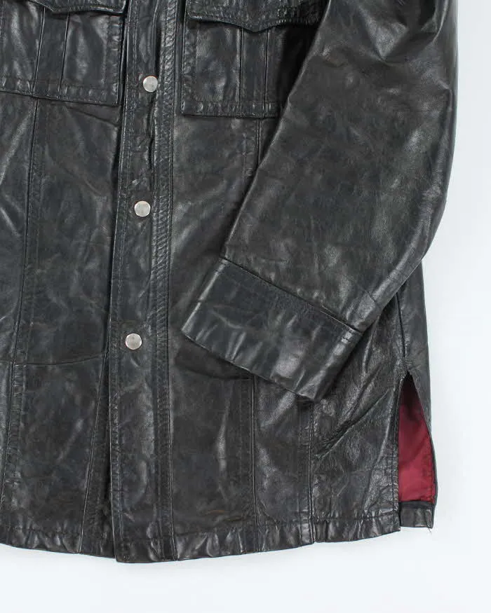 Vintage 70s Mark Iv Lined Leather Jacket - M sold by Rokit product image thumbnail 4