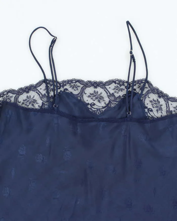 Vintage 90 Liz Claiborne Satin Slip Dress - M sold by Rokit product image thumbnail 4