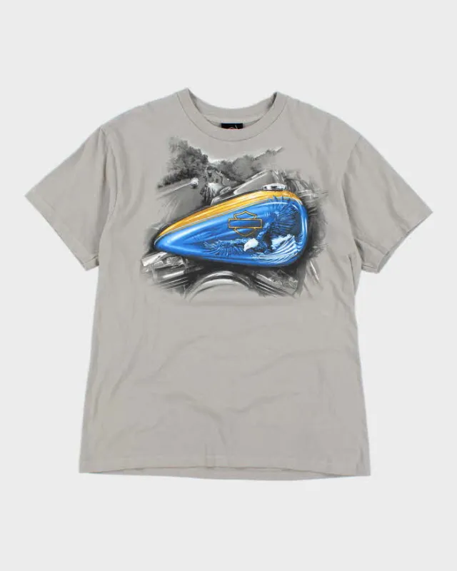 Vintage 2000's Harley Davidson Motorbike Graphic T-Shirt - L sold by Rokit