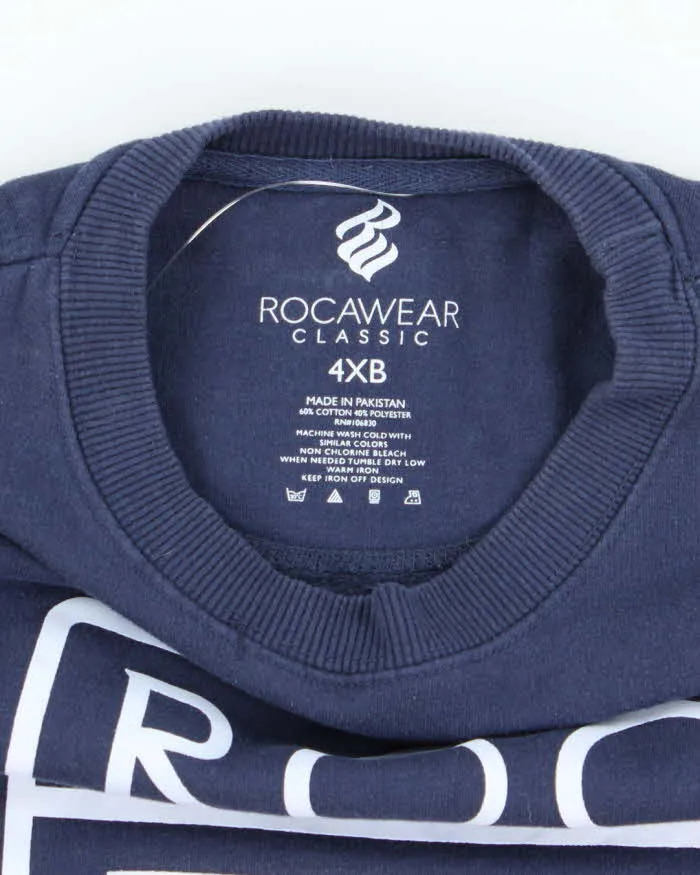 Vintage Y2K Rocawear Rolls Royce Logo Oversized Sweatshirt - XXXL sold by Rokit product image thumbnail 5