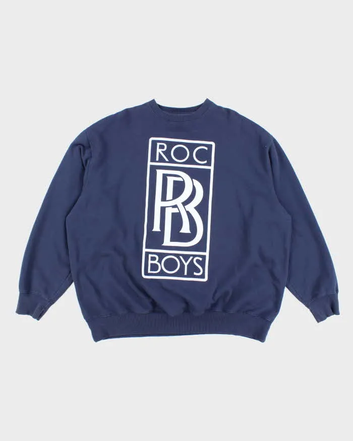 Vintage Y2K Rocawear Rolls Royce Logo Oversized Sweatshirt - XXXL sold by Rokit