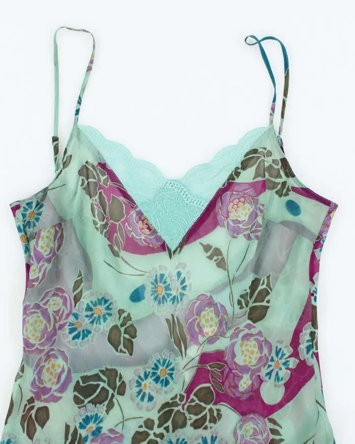 Vintage Y2k 00s Victoria's Secret Silk Sheer Slip Dress - S sold by Rokit product image thumbnail 3