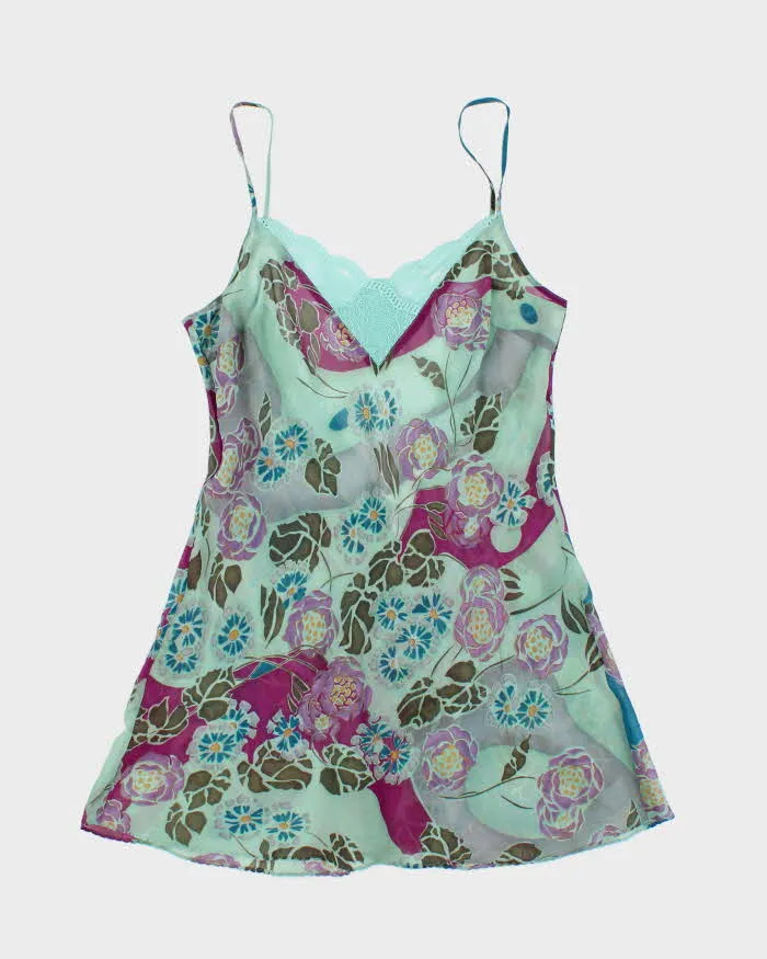 Vintage Y2k 00s Victoria's Secret Silk Sheer Slip Dress - S sold by Rokit