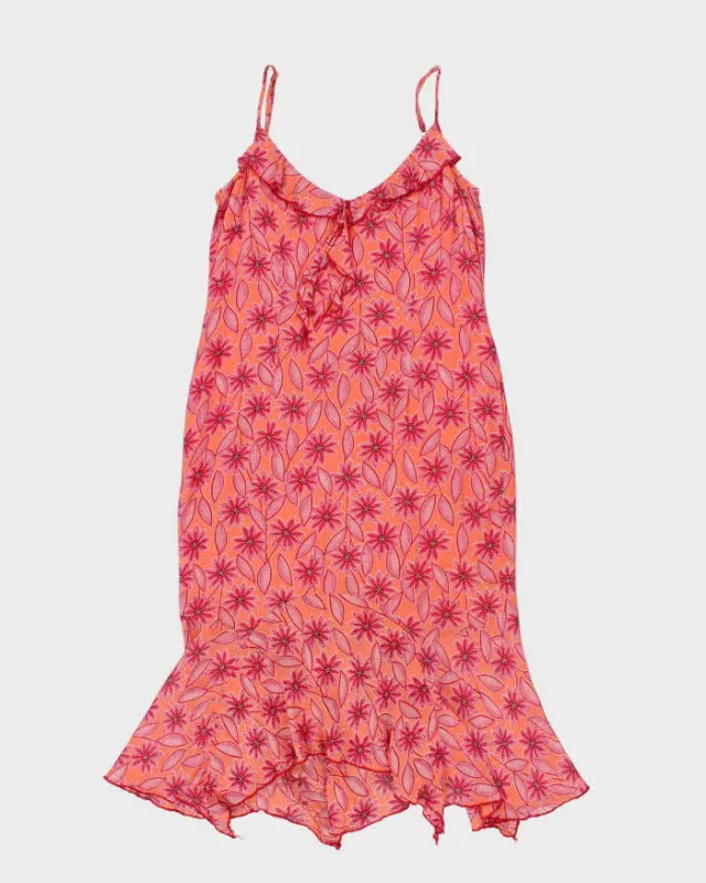 Vintage Y2k 00s Tristan & Iseut Floral Dress - L sold by Rokit