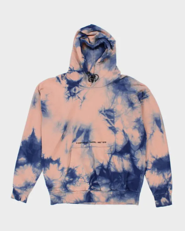 Vintage 2000's Diesel Tie Dye Heavyweight Hoodie - XL sold by Rokit