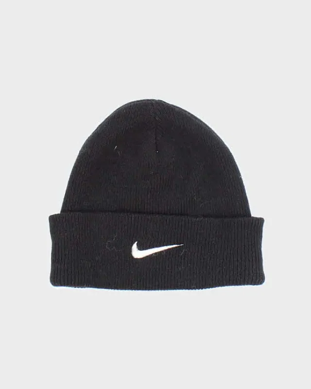 Vintage Y2K Nike Embroidered Swish Beanie - OS sold by Rokit