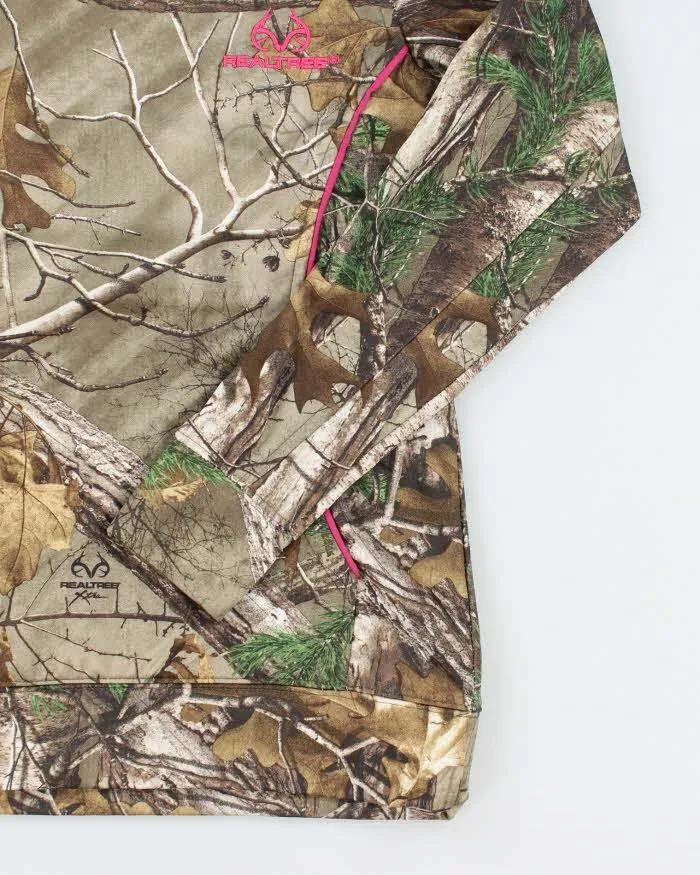 Vintage Y2K Women's Real Tree Embroidered Logo Camouflage Hoodie - S sold by Rokit product image thumbnail 4