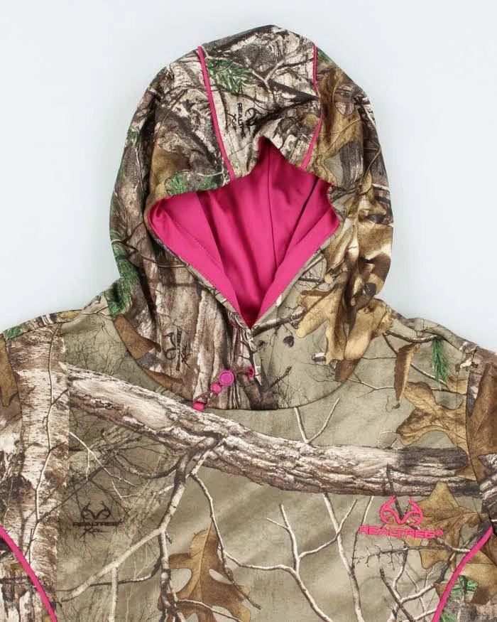 Vintage Y2K Women's Real Tree Embroidered Logo Camouflage Hoodie - S sold by Rokit product image thumbnail 3