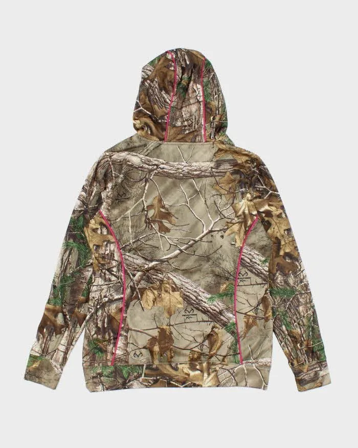 Vintage Y2K Women's Real Tree Embroidered Logo Camouflage Hoodie - S sold by Rokit product image thumbnail 2