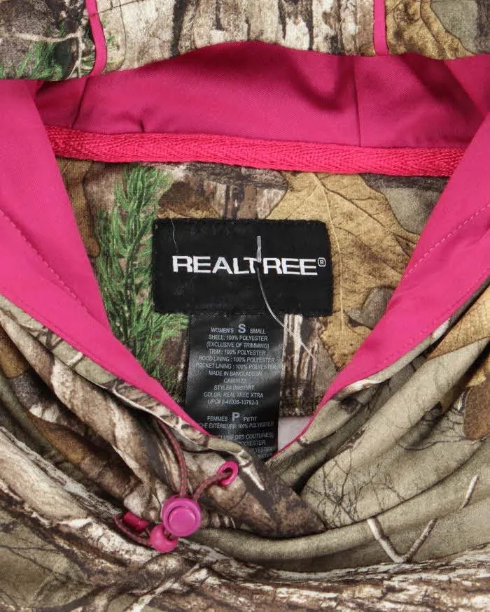 Vintage Y2K Women's Real Tree Embroidered Logo Camouflage Hoodie - S sold by Rokit product image thumbnail 5