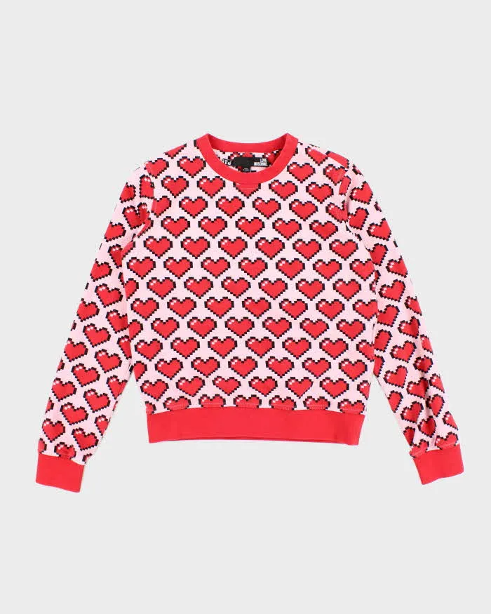 Vintage 00s Love Moschino All Over Print Sweatshirt - M sold by Rokit