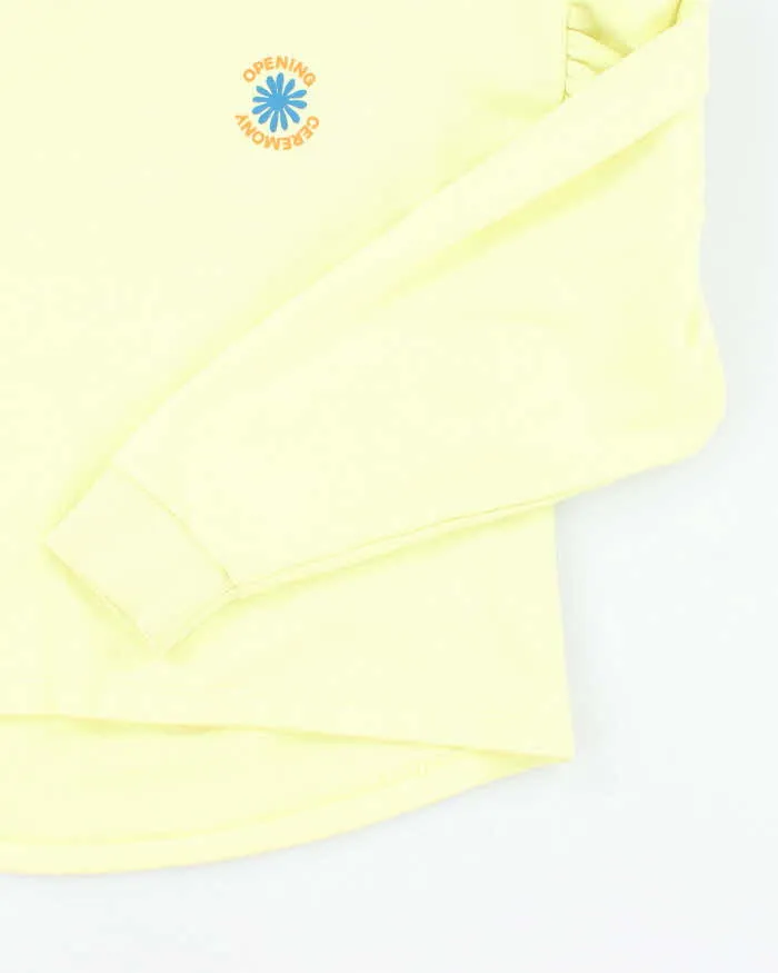 Vintage Opening Ceremony Yellow Sweatshirt - S sold by Rokit product image thumbnail 4