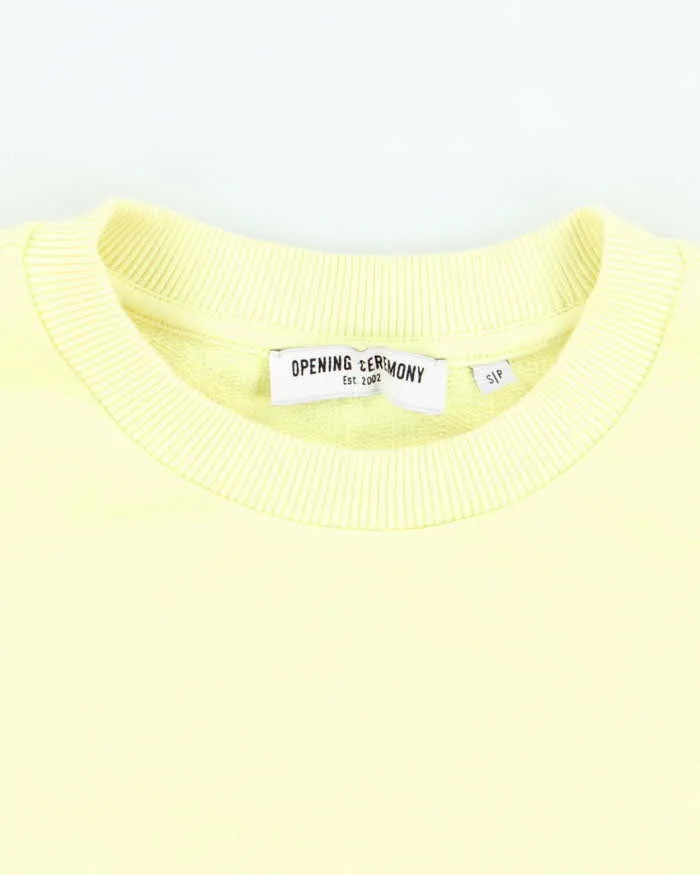 Vintage Opening Ceremony Yellow Sweatshirt - S sold by Rokit product image thumbnail 5