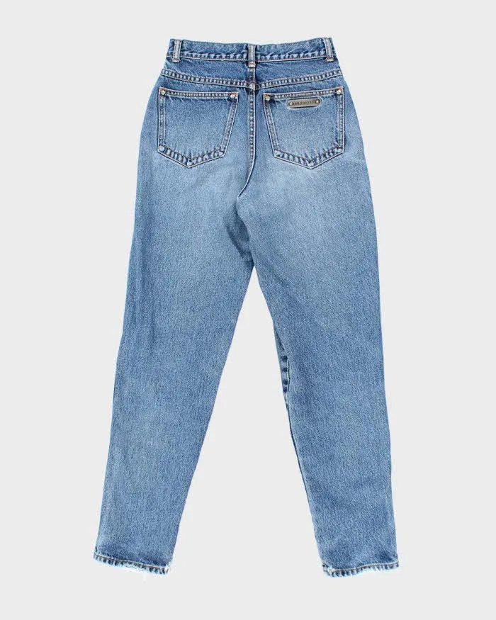 Vintage Y2K Women's Puma Medium Wash Straight Leg Jeans - W24 L28 sold by Rokit product image thumbnail 2