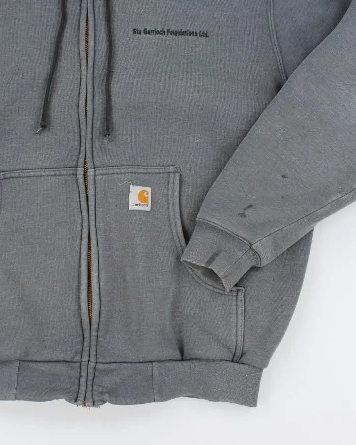 Vintage 2000's Carhartt Heavyweight Lined Zip Up Hoodie - L sold by Rokit product image thumbnail 4