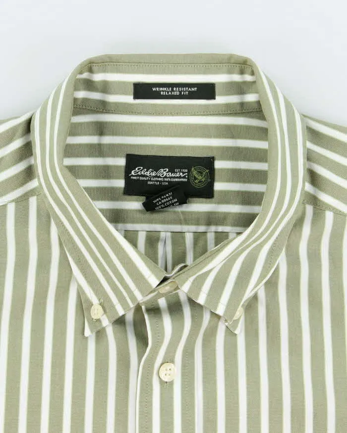 Vintage Eddie Bauer Striped Button Up Shirt - L sold by Rokit product image thumbnail 5