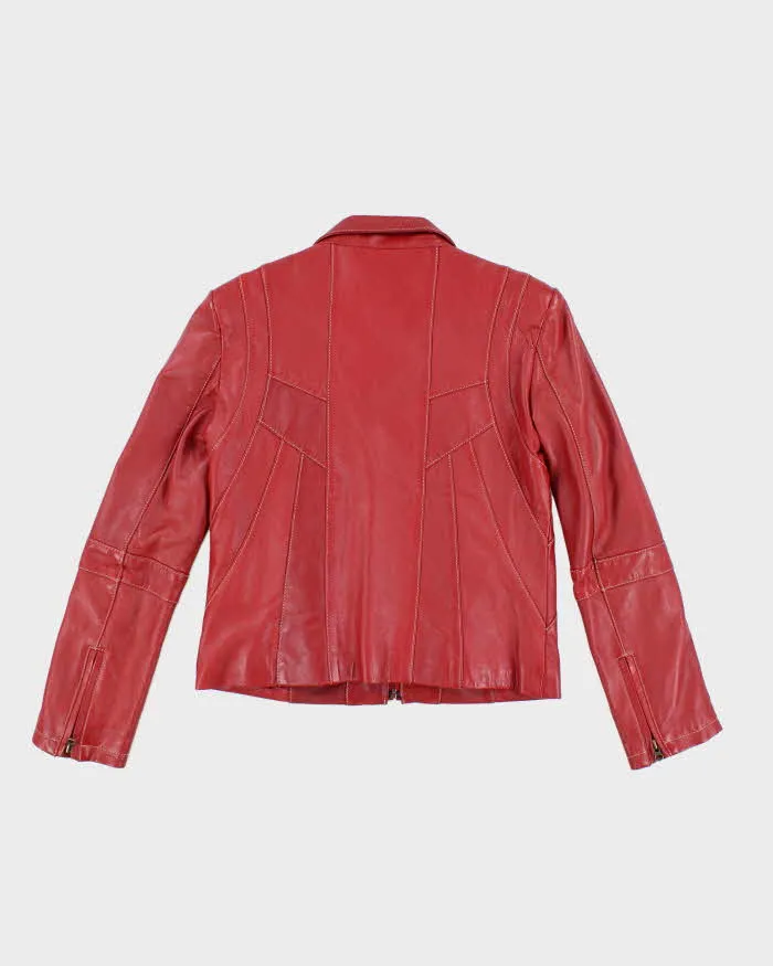 Vintage Boutique Of Leather Red Leather Jacket - M sold by Rokit product image thumbnail 2