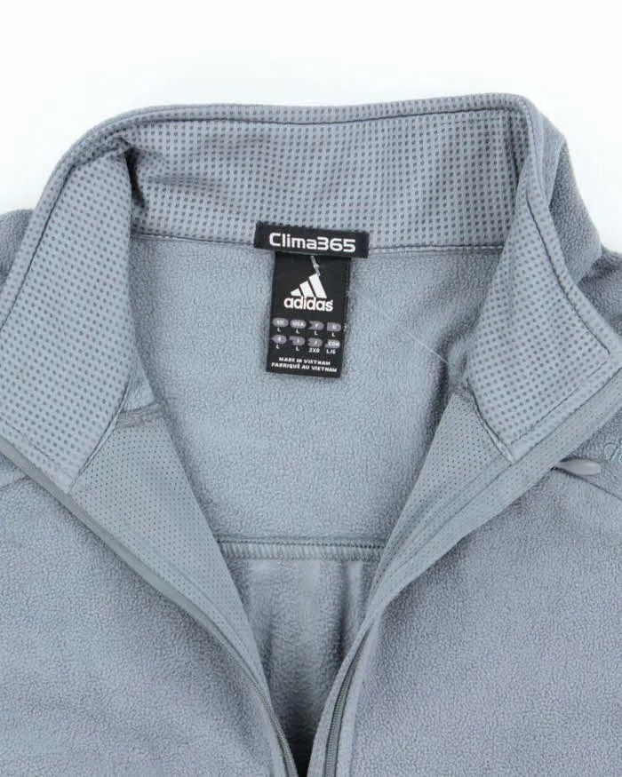 Vintage Adidas Clima 365 Grey Fleece - L sold by Rokit product image thumbnail 5