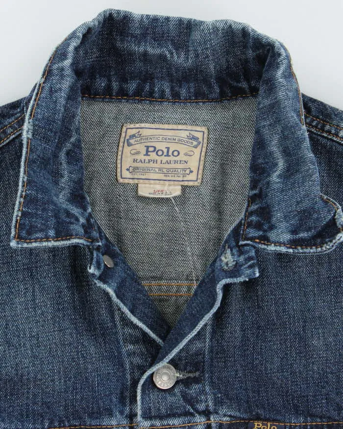 Vintage Y2K Ralph Lauren Dark Wash Denim Jacket - S sold by Rokit product image thumbnail 5