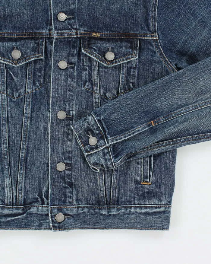 Vintage Y2K Ralph Lauren Dark Wash Denim Jacket - S sold by Rokit product image thumbnail 4