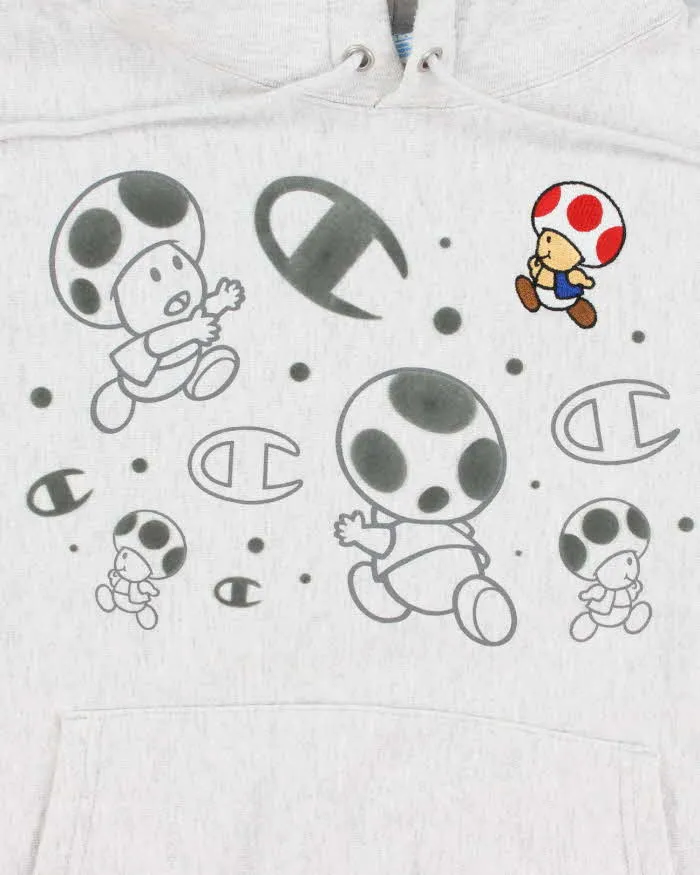 Vintage Champion Reverse Weave Toad Embroidered Hoodie - S sold by Rokit product image thumbnail 3