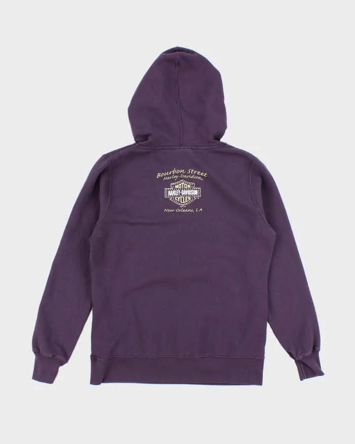 Vintage Y2K Women's Harley Davidson Graphic Print Hoodie - S sold by Rokit product image thumbnail 2