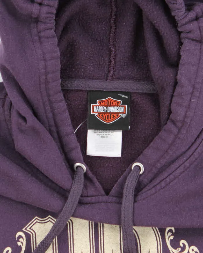 Vintage Y2K Women's Harley Davidson Graphic Print Hoodie - S sold by Rokit product image thumbnail 5