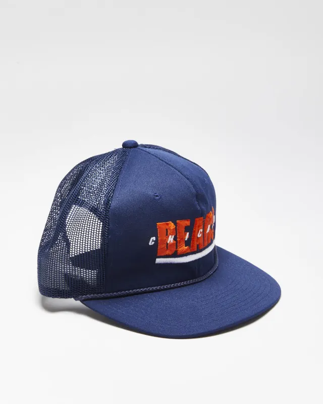 Vintage 90's Chicago Bears Embroidered Trucker Cap - OS sold by Rokit