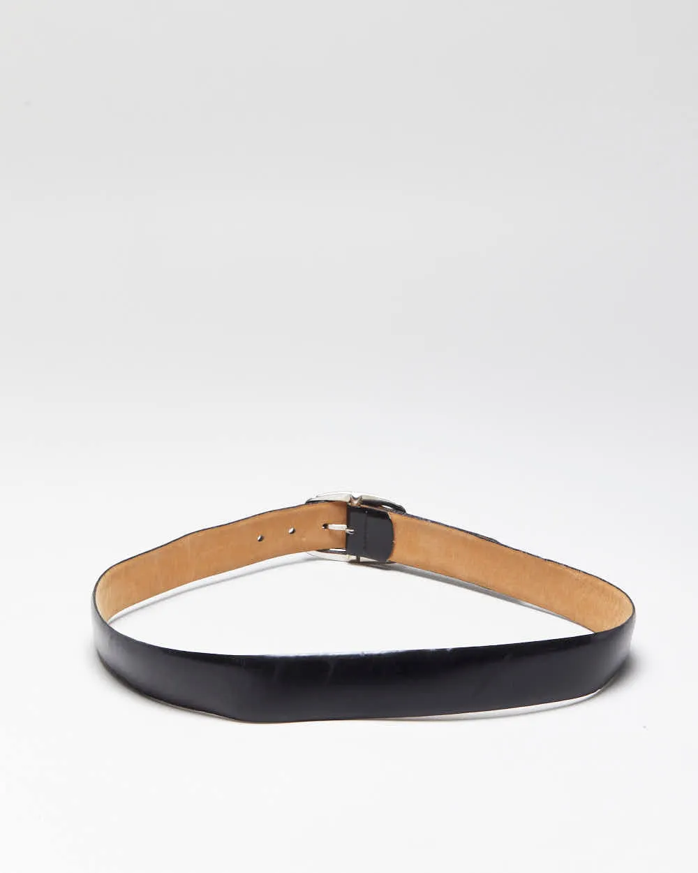 Vintage Y2k 00s Esprit Black Leather Belt - W28-W31 sold by Rokit product image thumbnail 3