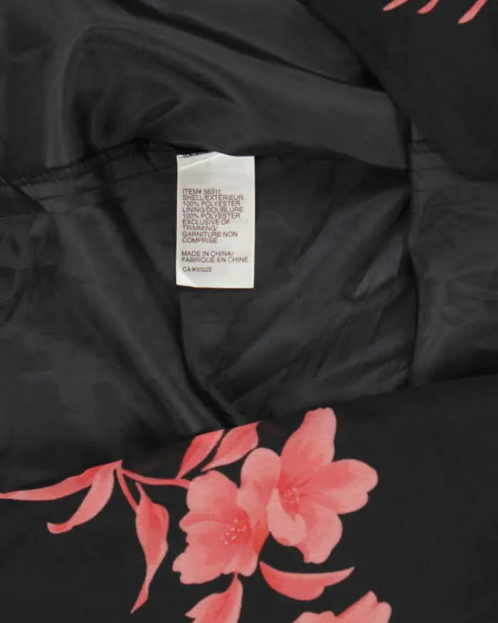 Vintage 90s Black Floral Maxi Dress - M sold by Rokit product image thumbnail 5