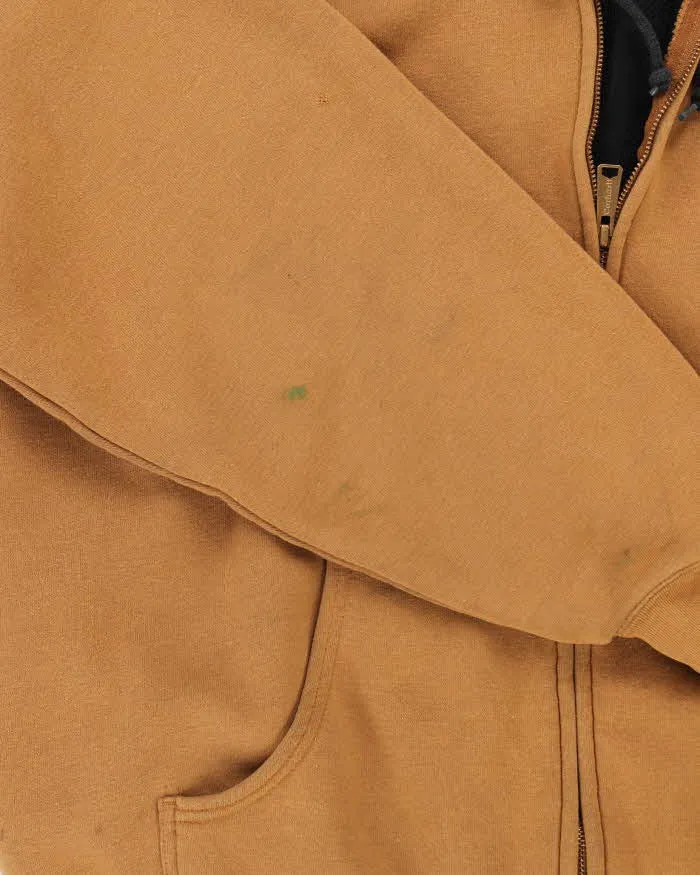 Vintage 90's Carhartt Heavyweight Lined Zip Up Hoodie - XXL sold by Rokit product image thumbnail 5