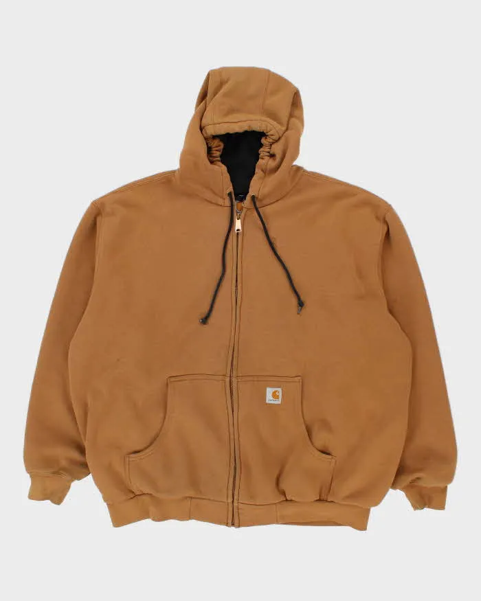 Vintage 90's Carhartt Heavyweight Lined Zip Up Hoodie - XXL sold by Rokit