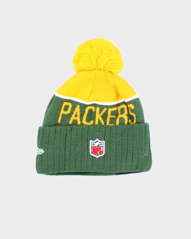 Vintage DSWT Green Bay Packers New Era Bobble Beanie - OS sold by Rokit