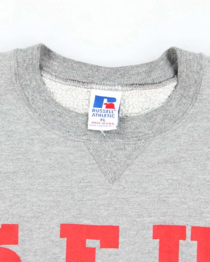 Vintage S.F.U Volleyball Grey Sweatshirt - XL sold by Rokit product image thumbnail 5