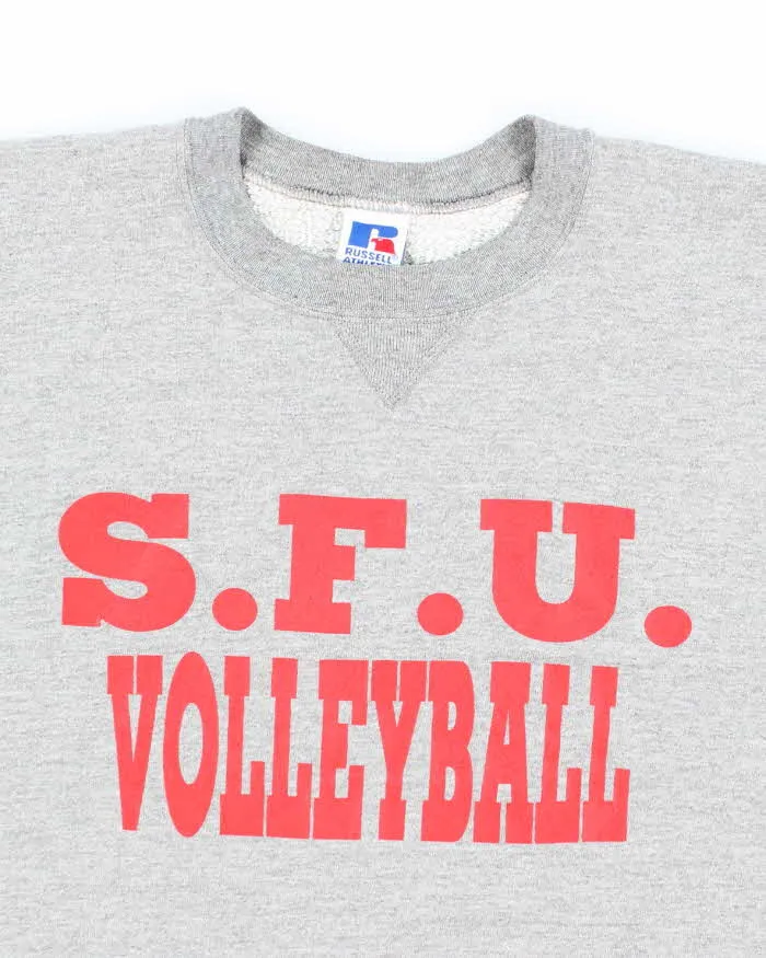 Vintage S.F.U Volleyball Grey Sweatshirt - XL sold by Rokit product image thumbnail 3