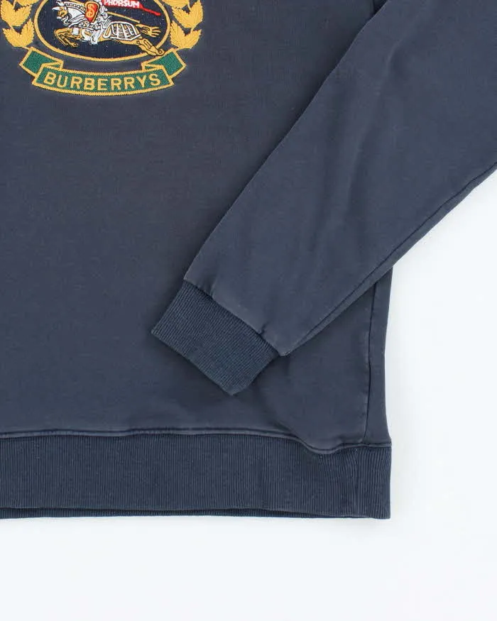 Vintage Y2K Burberry Embroidered Crest Logo Sweatshirt - S sold by Rokit product image thumbnail 4