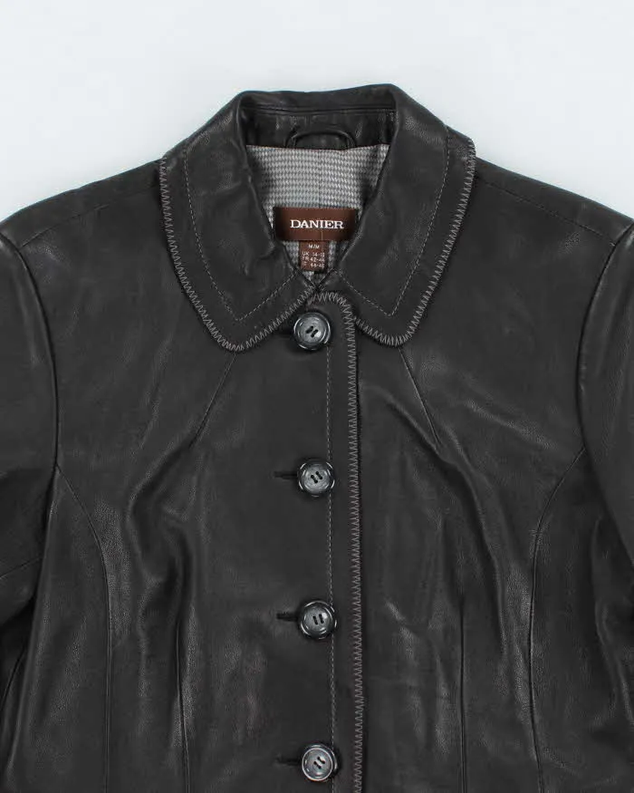 Vintage Danier Button-Up Lightweight Leather Jacket - M sold by Rokit product image thumbnail 3