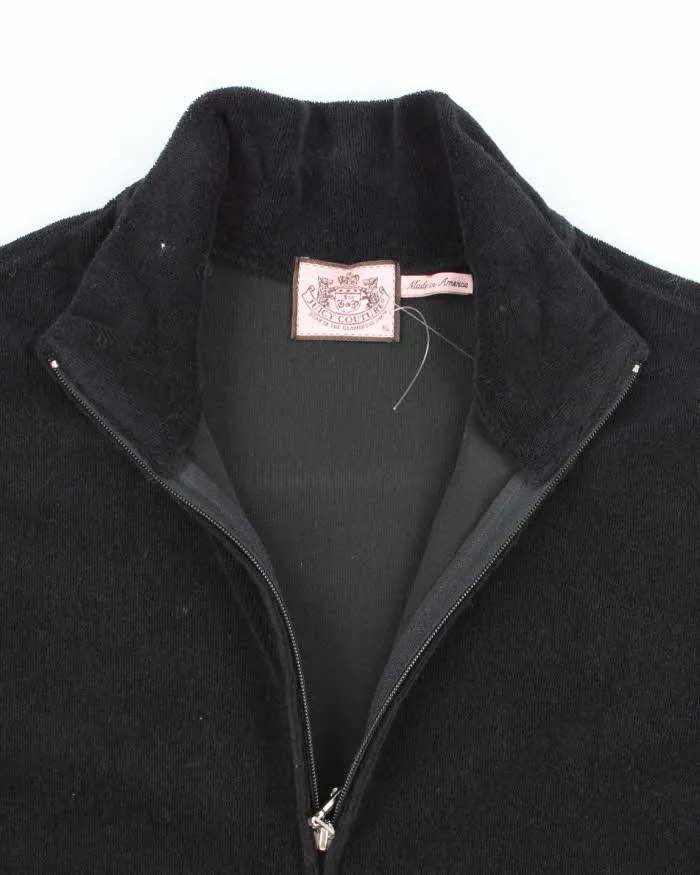 Vintage Y2k 00s Juicy Couture Towelling Zip-Up Jumper - L sold by Rokit product image thumbnail 5