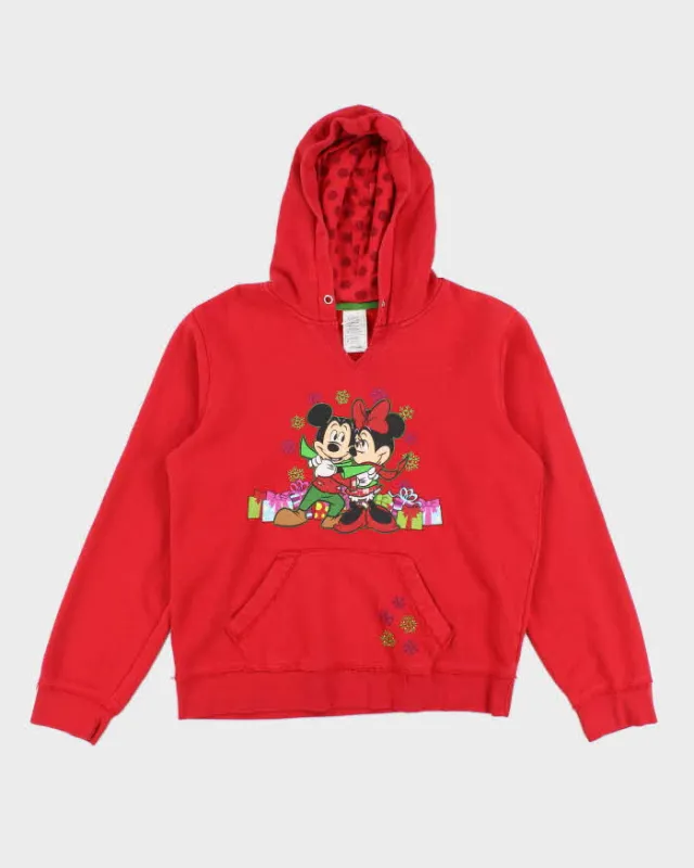 Vintage 2000's Disney Embroidered Logo Hoodie - L sold by Rokit
